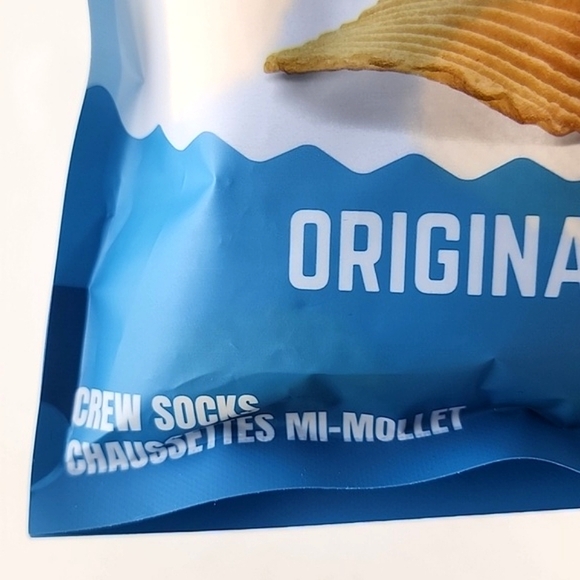 Ruffles 1 Pair Boxers + 2 Crew Sock Snack Aisle Original In Bag Size Med (31-33) - Picture 3 of 16